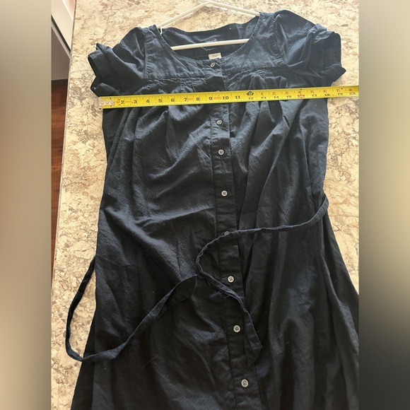 Women’s Gap Button Front Dress Tie Waist European Fit US Size 8 - Picture 7 of 10